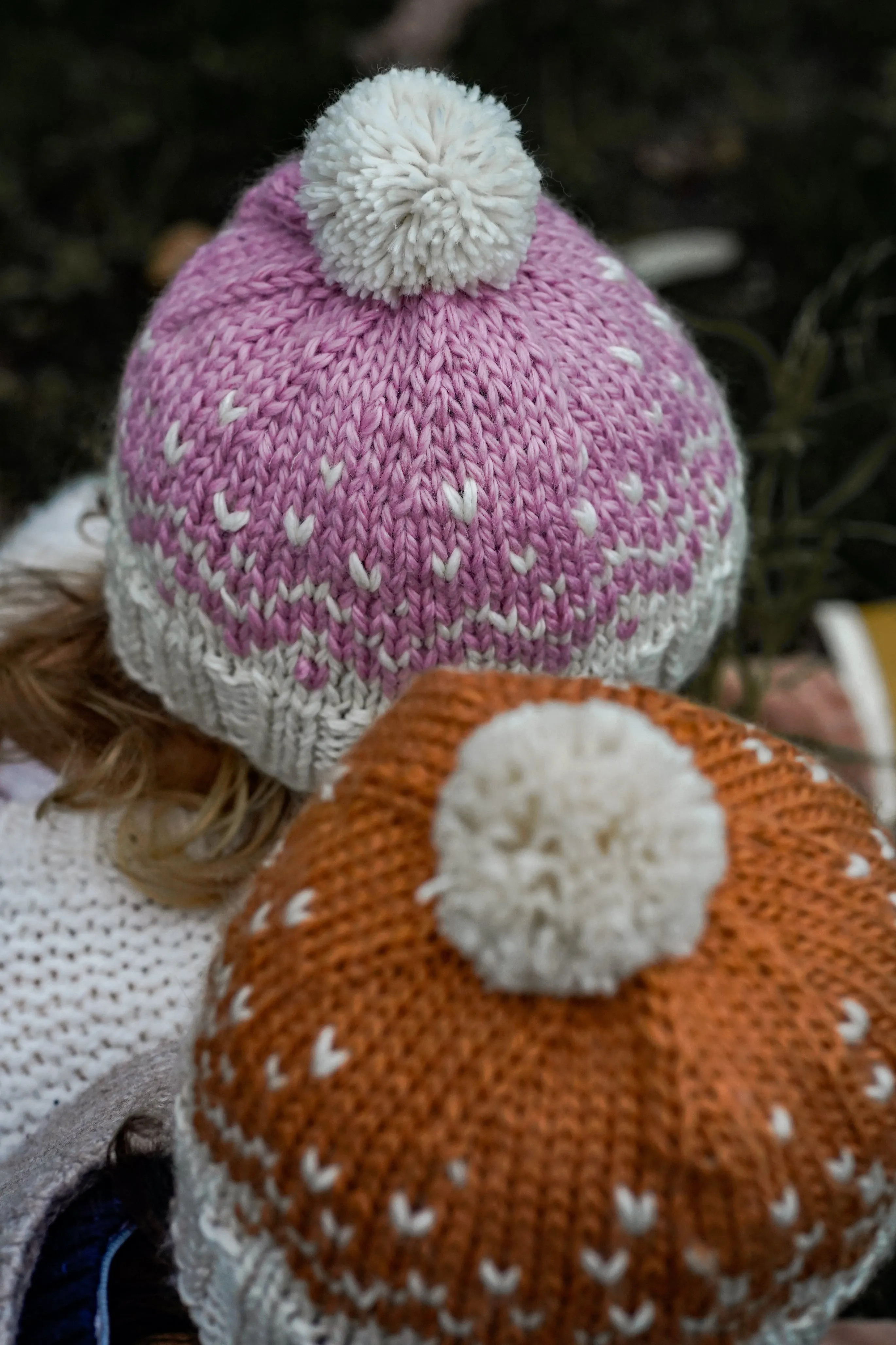 Acorn Snowflake Beanie - Caramel