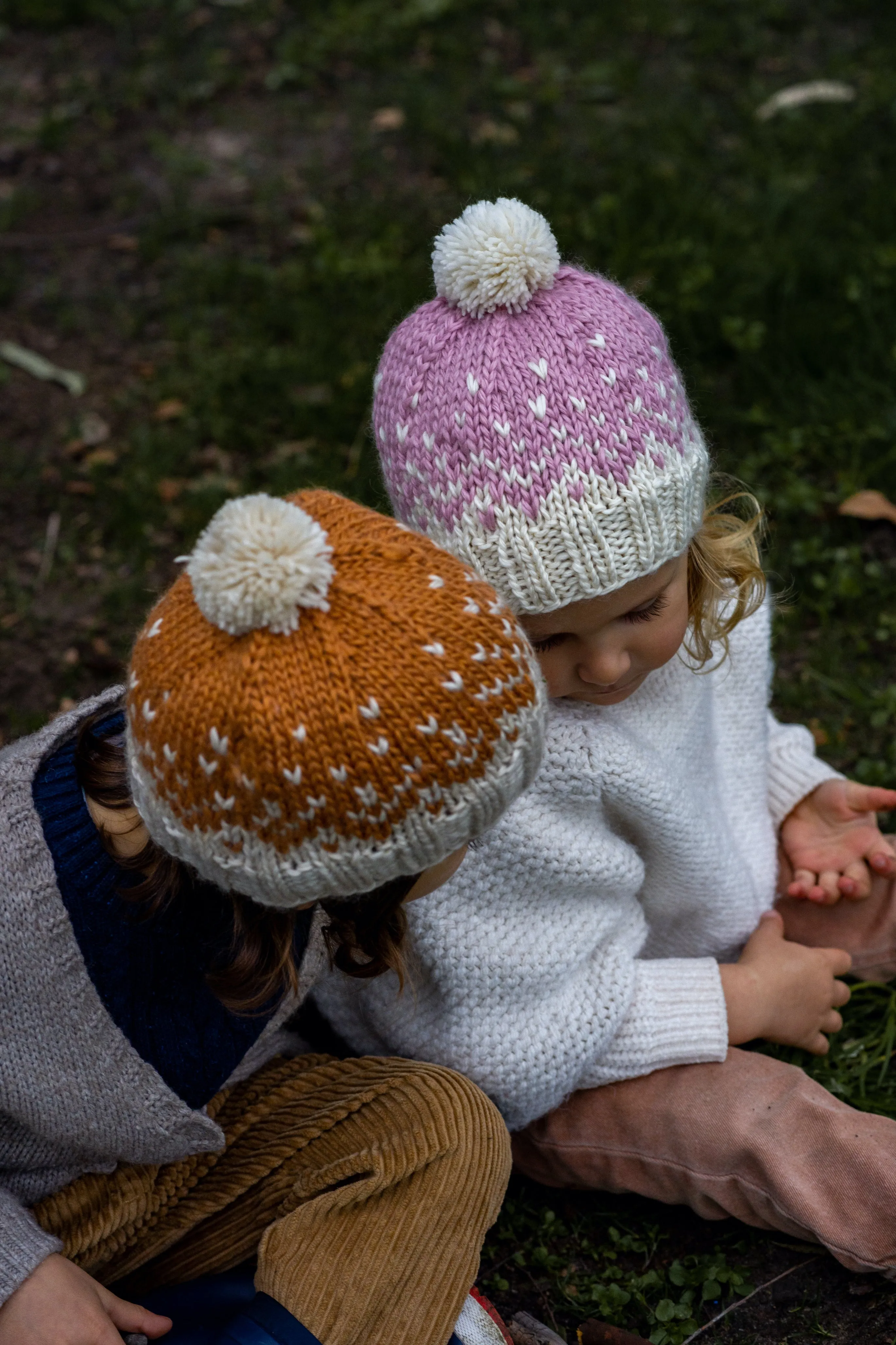 Acorn Snowflake Beanie - Caramel