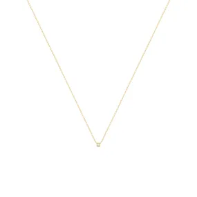 Alexa Fine Jewelry | Dot 18K Gold Necklace w. Diamond