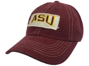 Arizona State Sun Devils TOW Maroon Vintage Retro Canvas Adjustable Hat Cap