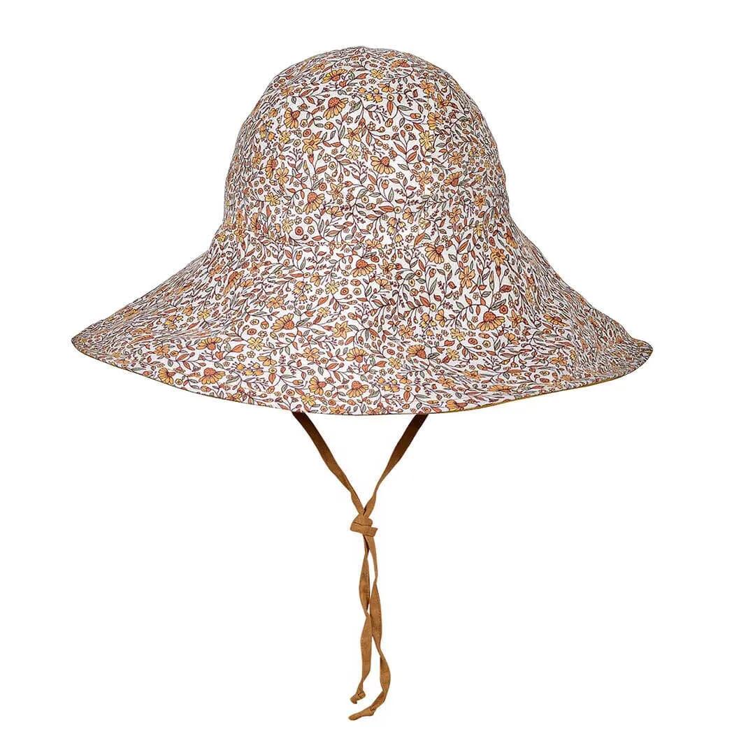 Bedhead Sightseer Girls Wide-Brimmed Sun Hat - Mary/Maize