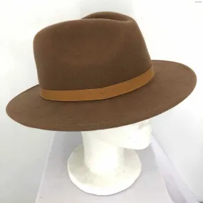 BRIXTON Tan Wool Has tag! Fedora Hat