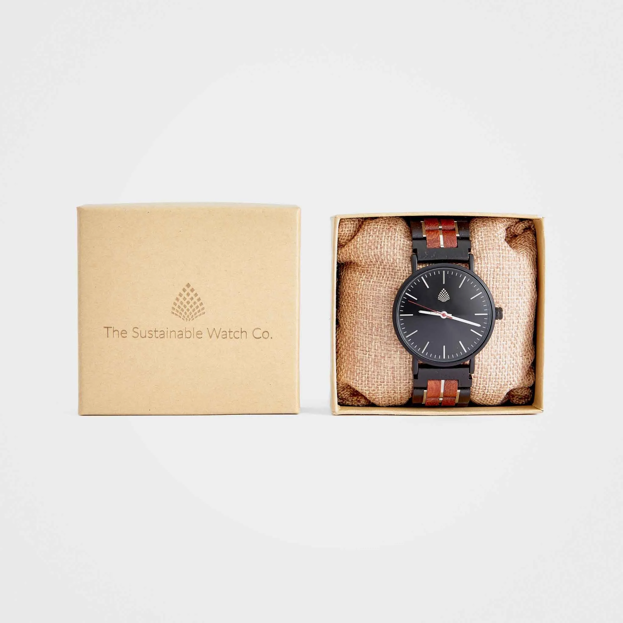 Chronograph Wooden Watch For Men: The Redwood