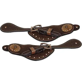 Cowboy Collection Basketweave Spur Straps