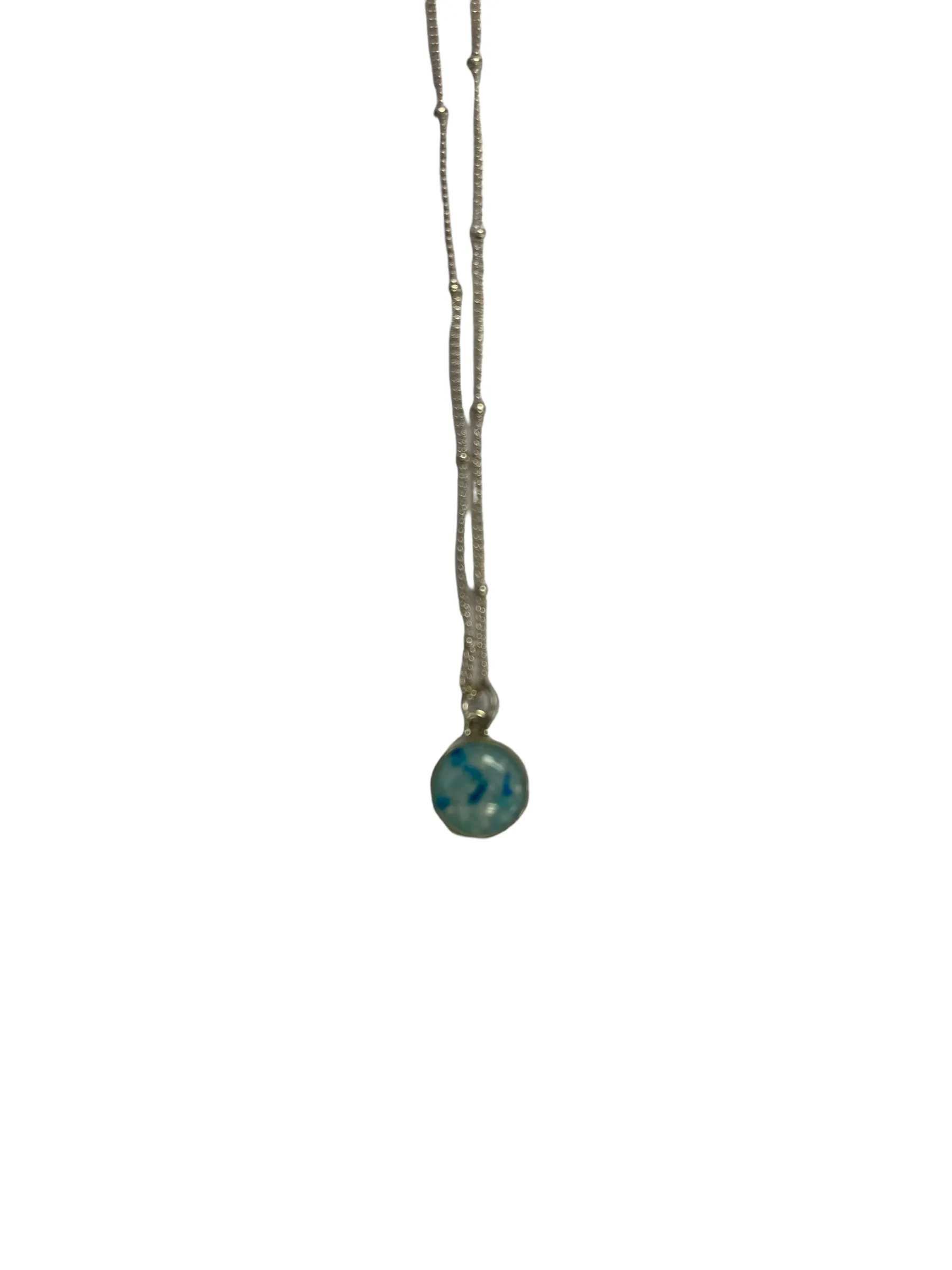 Dune Jewelry Silver Sandglobe Necklace - 4ocean