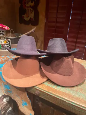 Felt cowboy hat PACK OF 4