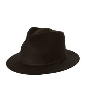 Felt Fedora Hayle- Brown Marble