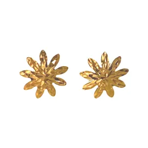 #GOLD2024 | 18K Flower Stud Earrings