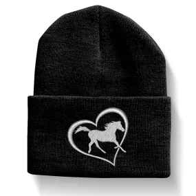 Horse Heartbeat Beanie