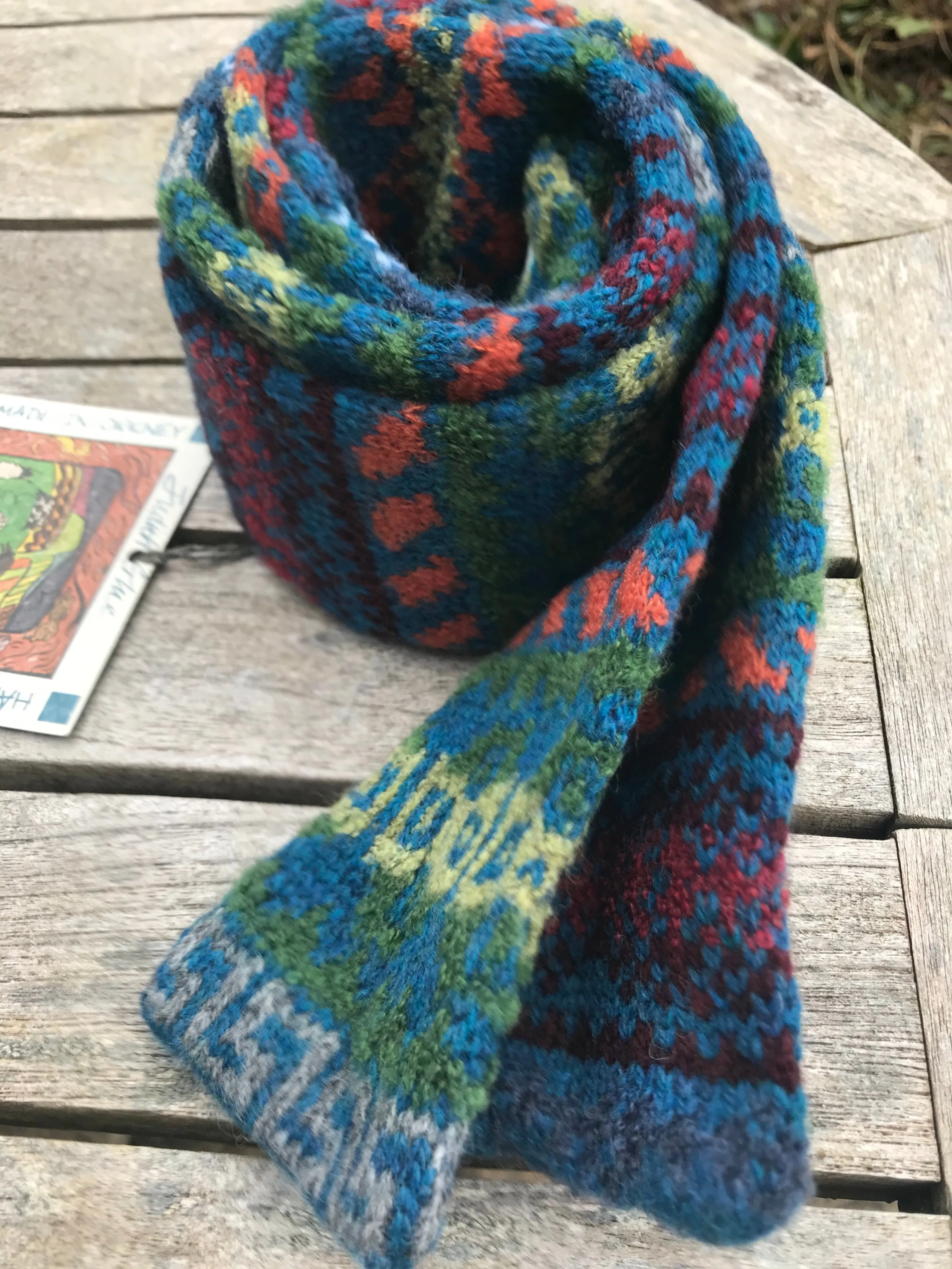 Judith Glue Rackwick Throat Warmer Scarf in Pentland