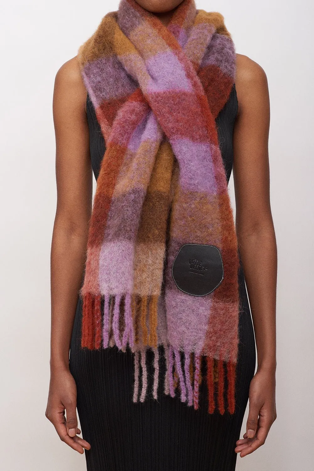 Pull Through Scarf Colorful Check - 25% off