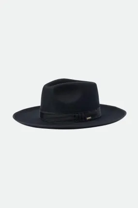 Reno Fedora - Black/Black