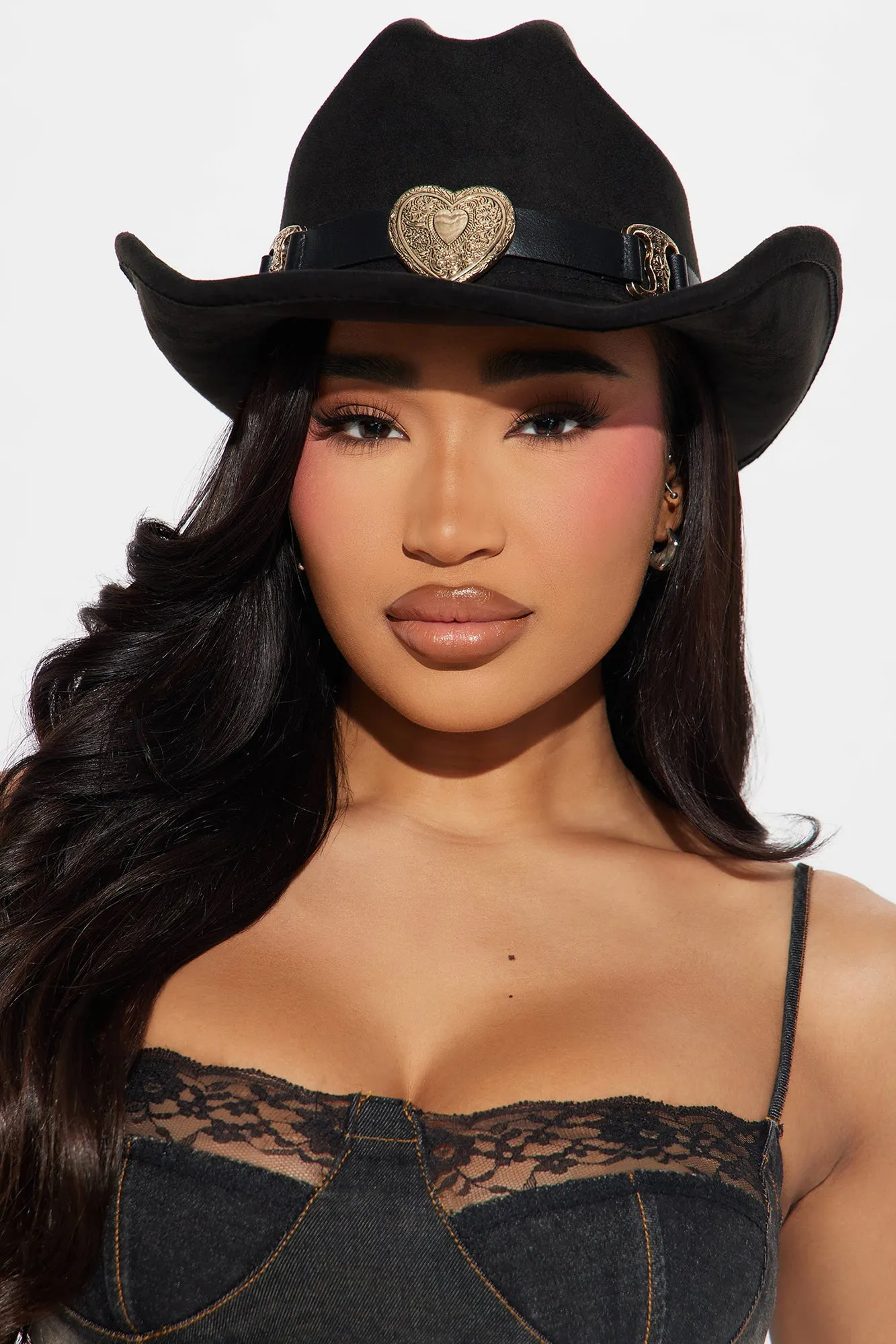 Ride Or Die Kinda Love Cowboy Hat - Black