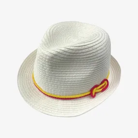 Spring Vibes Fedora | White