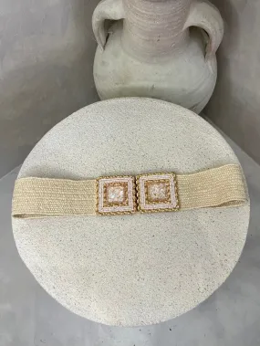 Square Embellished Belt