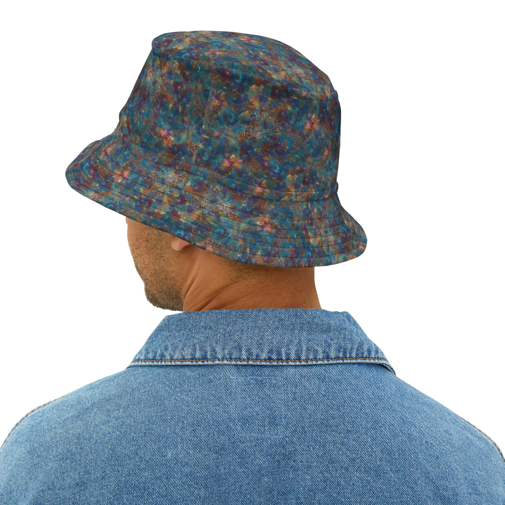 Sun Hat - Oceanic Pattern