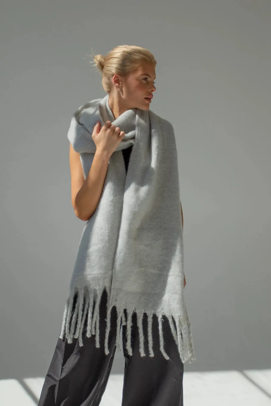 The Reykjavik Scarf Arctic Grey by Arctic Fox